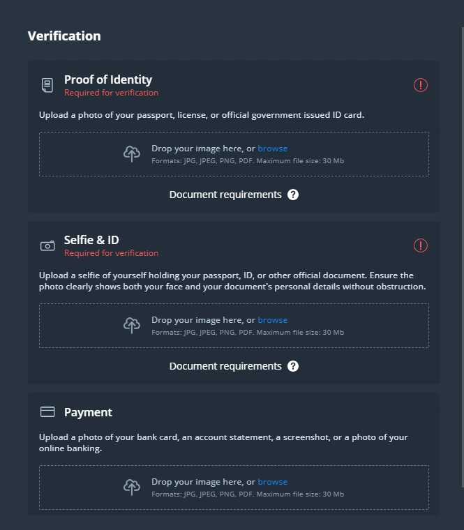 jet verification page